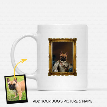 Personalized Dog Gift Idea - Royal Dog's Portrait 5 For Dog Lovers - White Mug